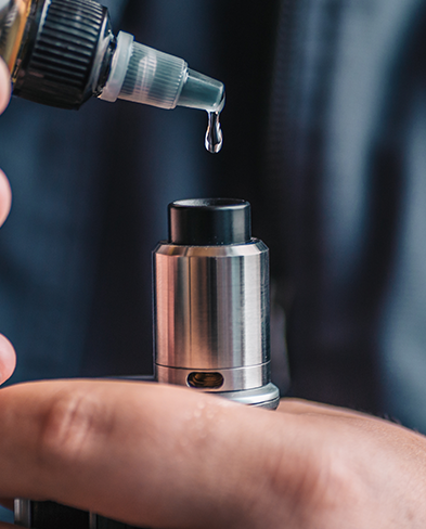 Nicotine strength tapering